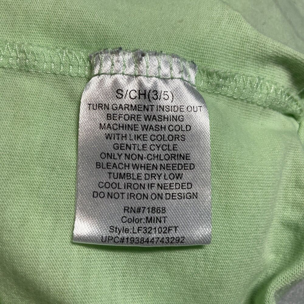 Disney Lilo and Stitch Ohana Means Family T Shirt Short Sleeve Green Junior's S - Picture 12 of 12